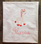 Copertina "Giraffa" tessuto mille righe, Idee regalo originali