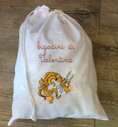 Sacchetto 30x40 "Bigodini", Idee regalo originali