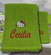 Coppia asciugamani Hello Kitty 2, Idee regalo originali